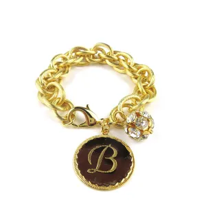 Preston Charm Bracelet - Rhinestone