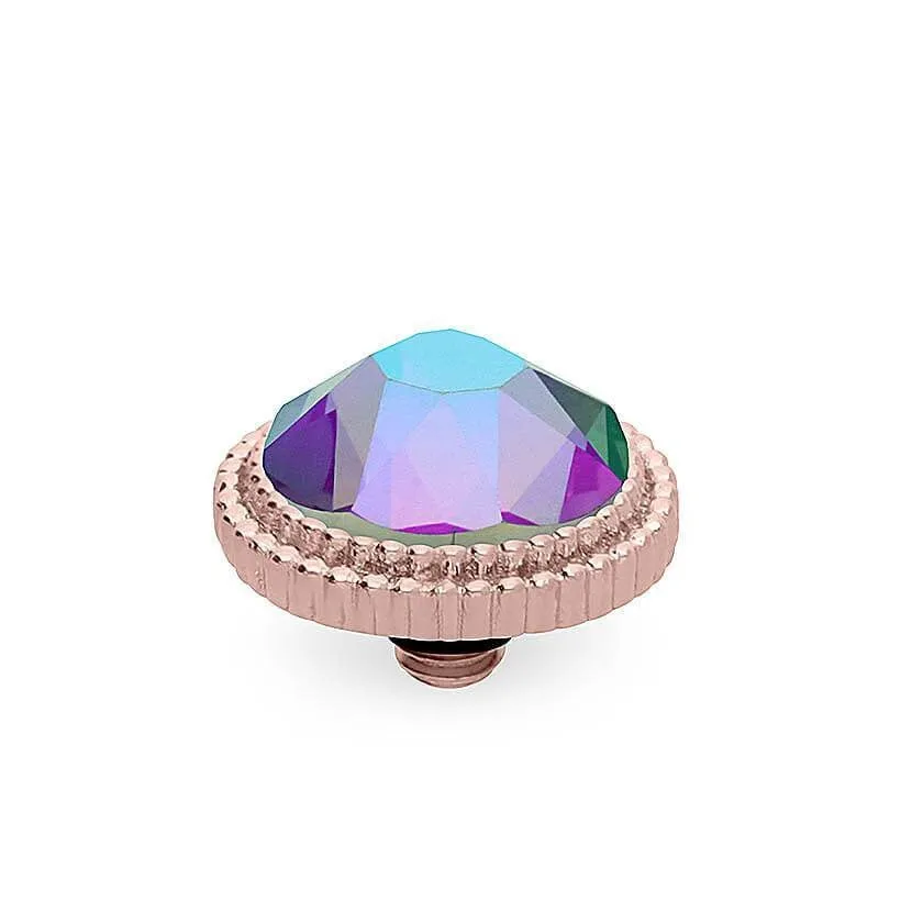 Qudo Fabero 10mm Rose Gold Topper - Paradise Shine