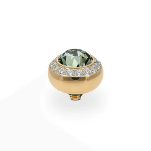 Qudo Tondo Deluxe 10mm Gold Topper - Black Diamond