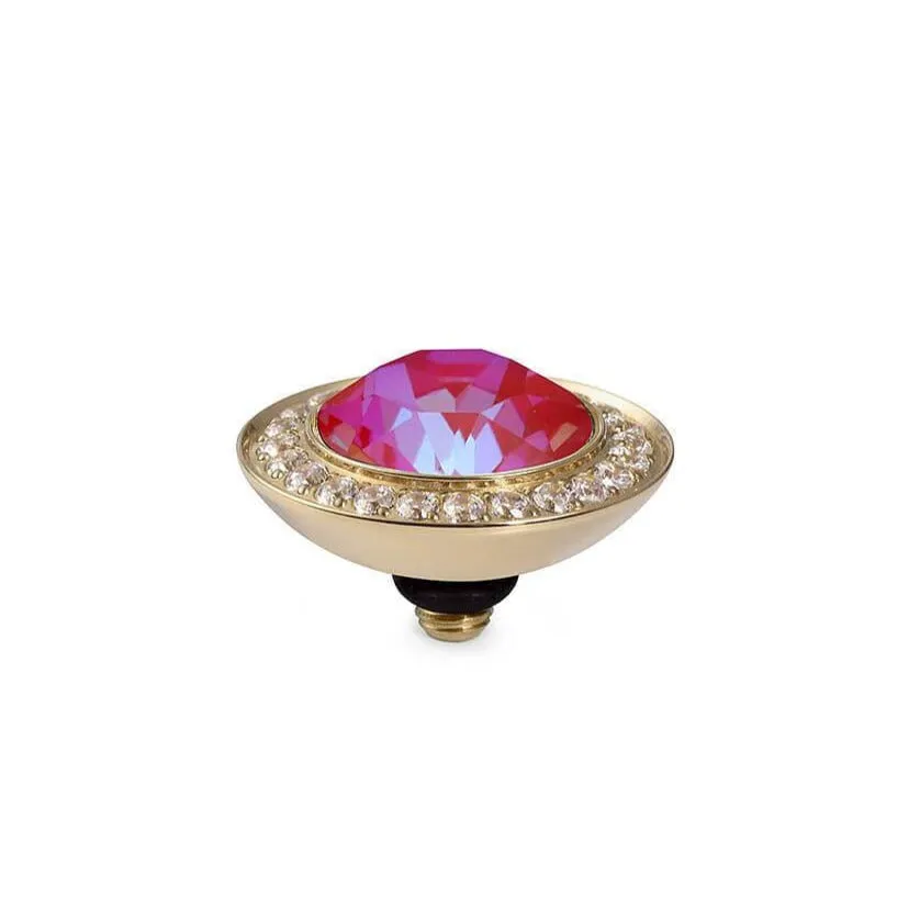 Qudo Tondo Deluxe 13mm Gold Topper - Royal Red