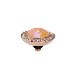 Qudo Tondo Deluxe 13mm Rose Gold Topper - Peach Delite