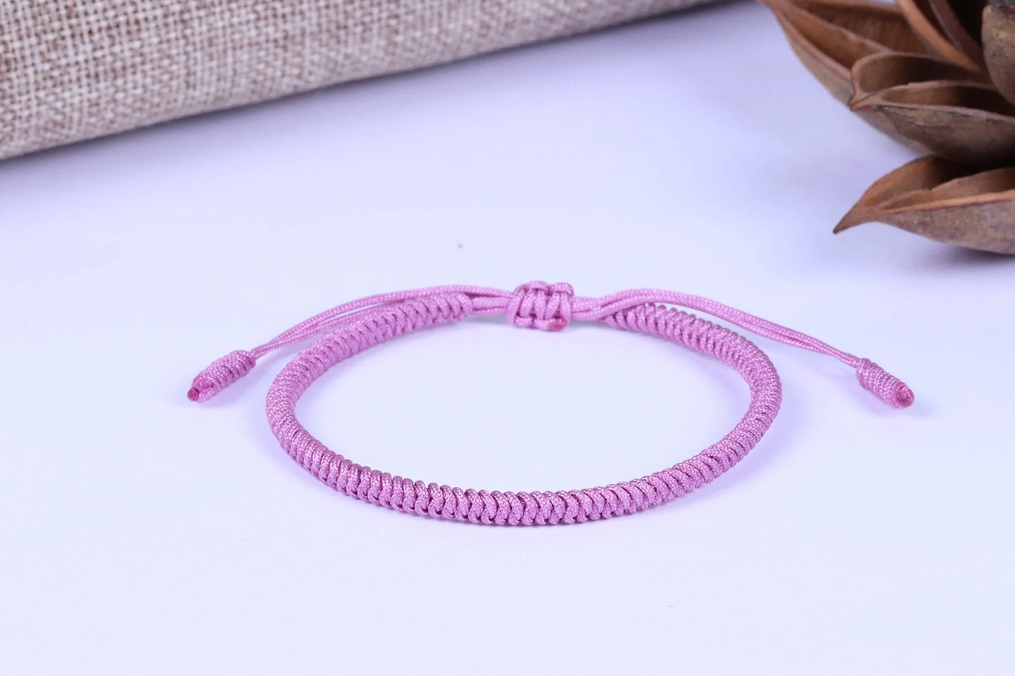 "Colors of Life" Lucky Handmade Buddhist Knots Rope Bracelet