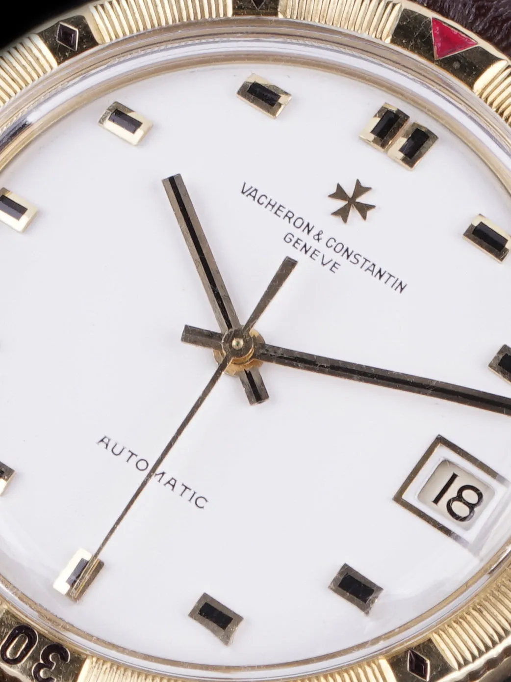 *Rare* 1960s Vacheron Constantin Turnograph (Ref. 6782) "Porcelain Dial"