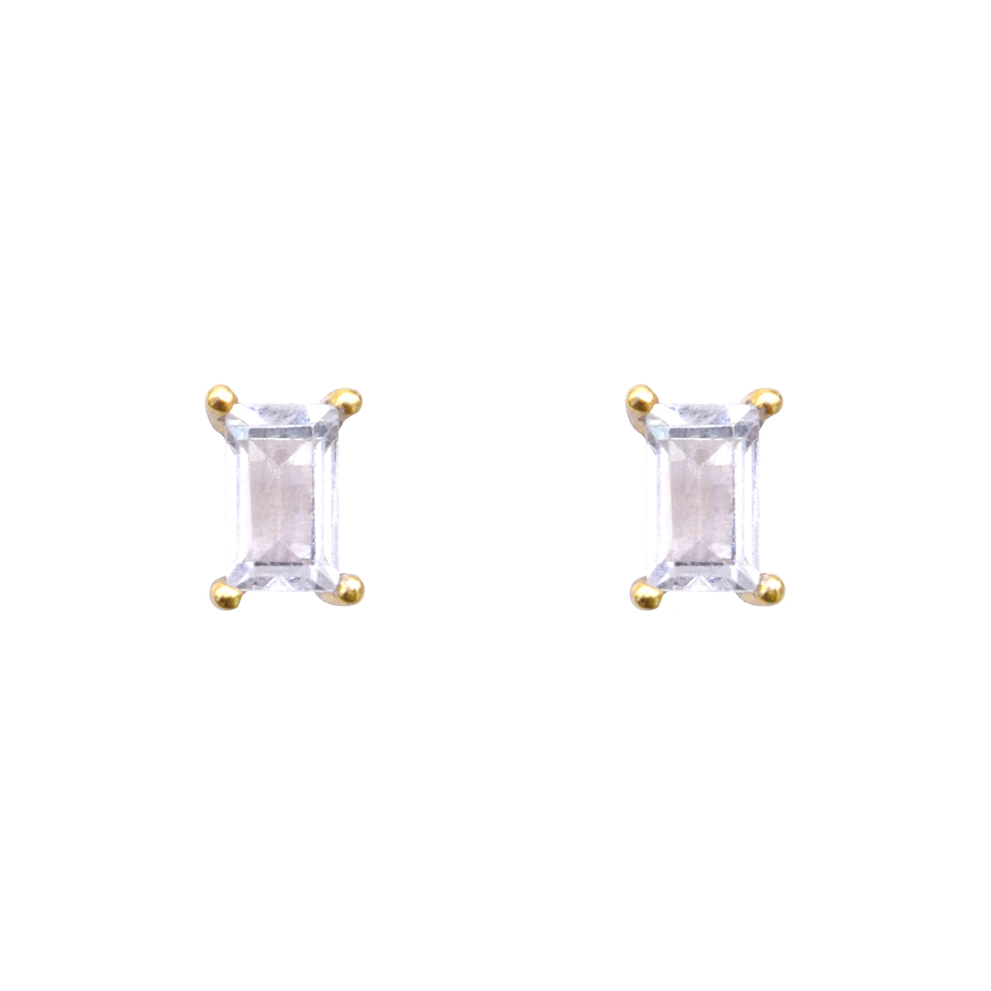 rectangle rhinestone studs