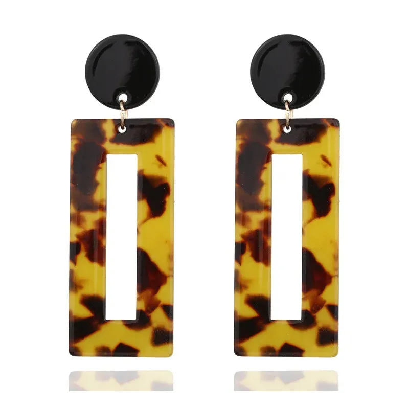 Resin Holidays Clip On Earrings