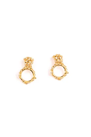 Rhinestone Clip On Earrings
