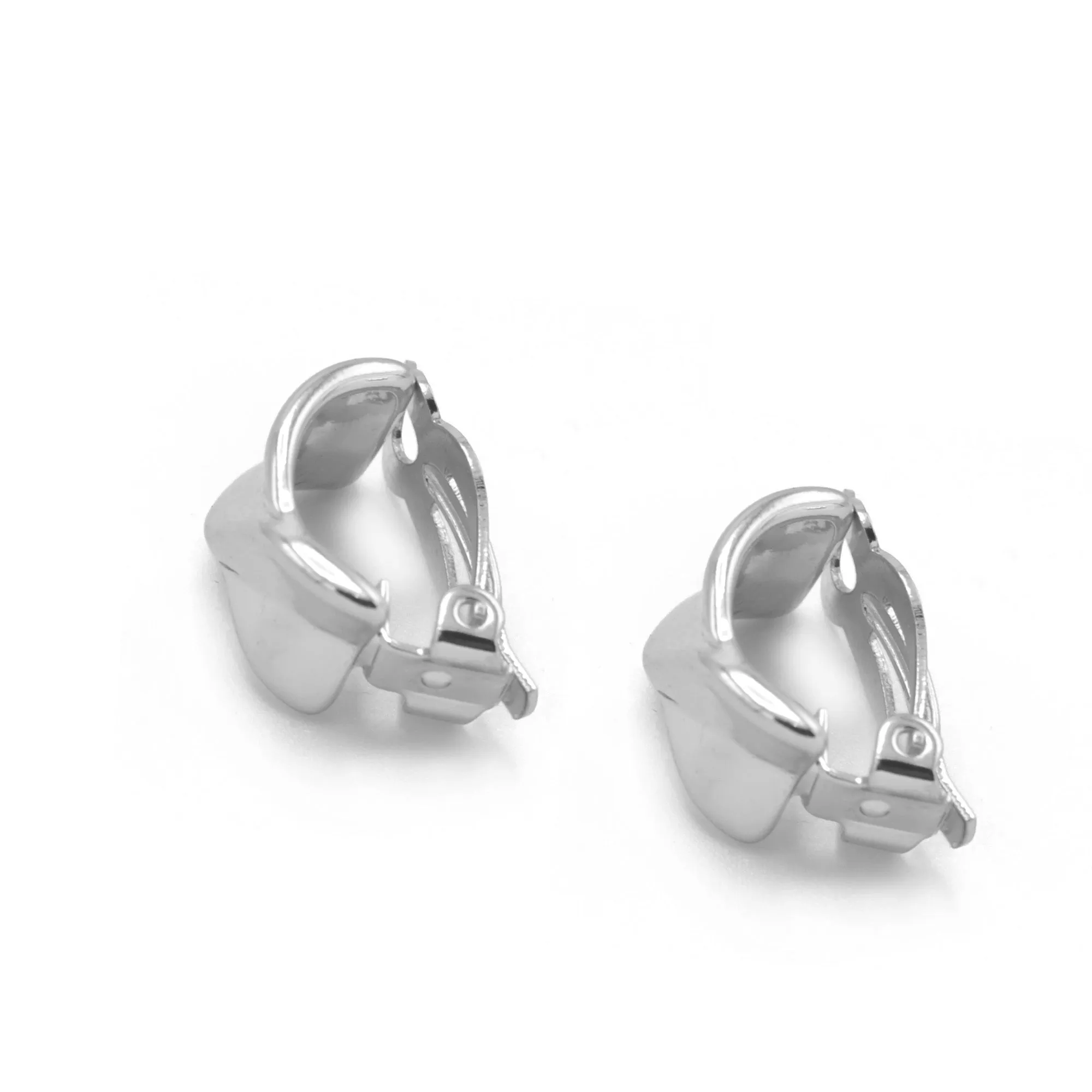 RHODIUM CLIP-ON EARRINGS #SQ3219BECR(GG9)