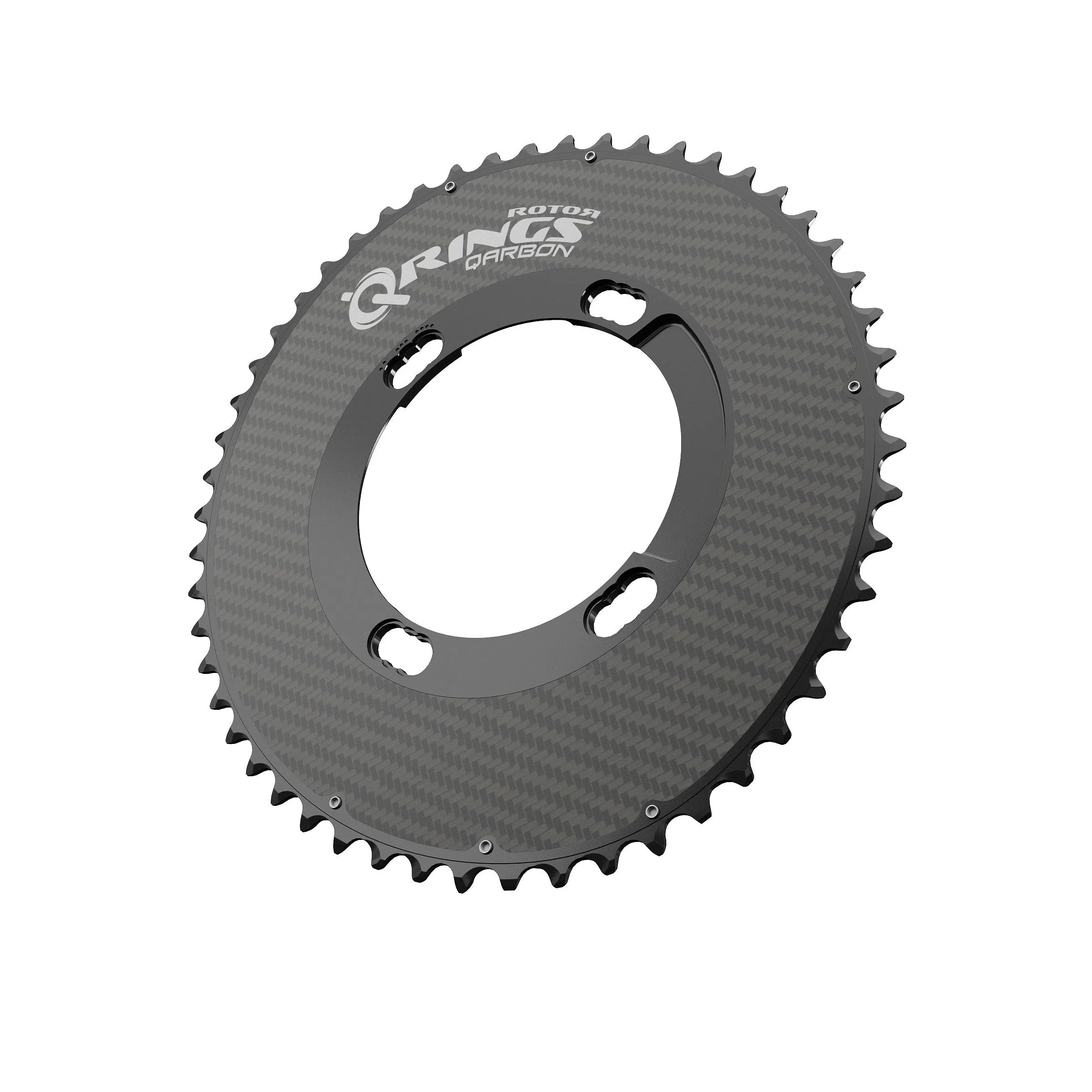 ROTOR Qarbon Q Ring Oval Outer Chainring - Shimano