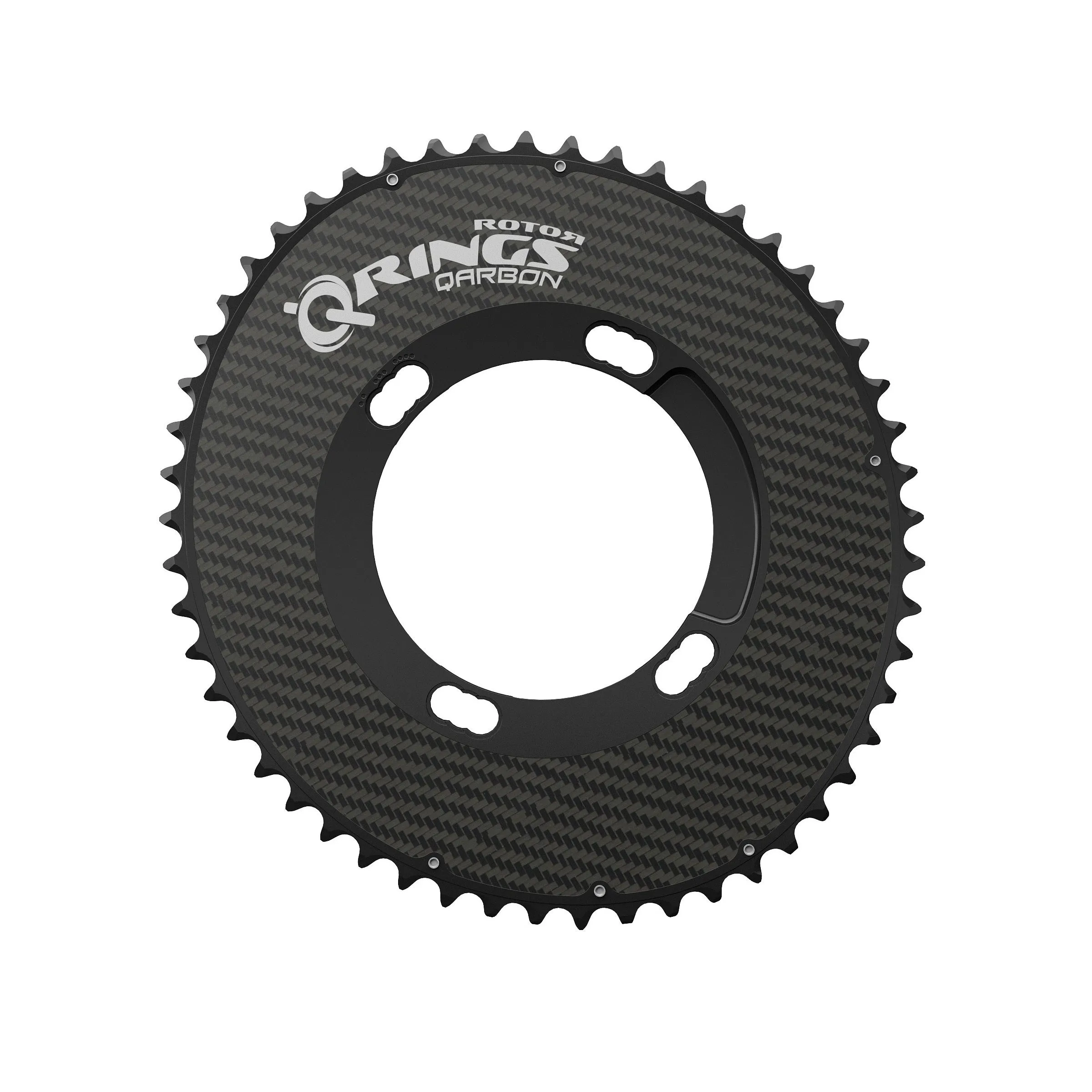 ROTOR Qarbon Q Ring Oval Outer Chainring - Shimano