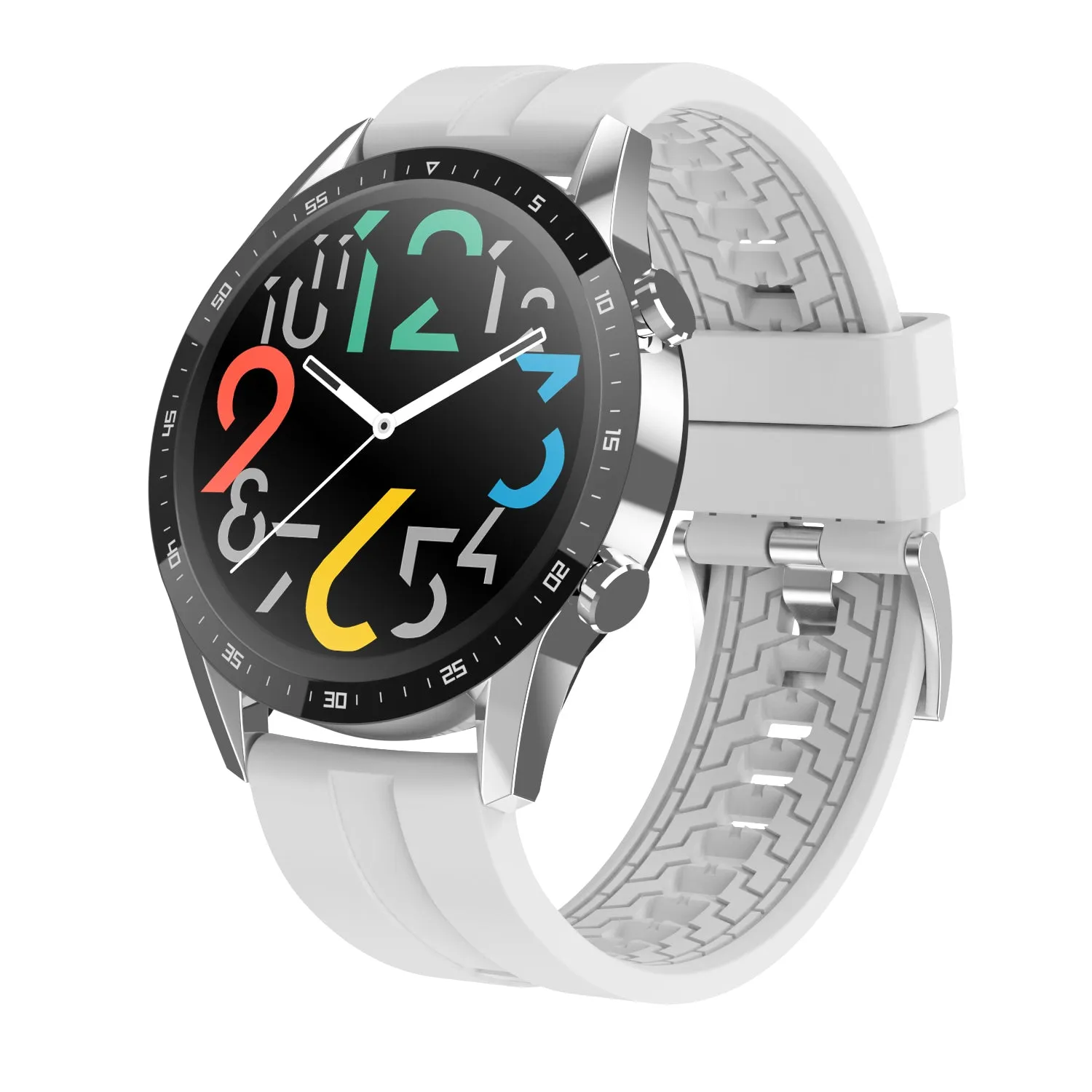 Round Smart Watch T30 With DIY Watch Face ip67 Waterproof Heart Rate Checker For Custom Smart Watch