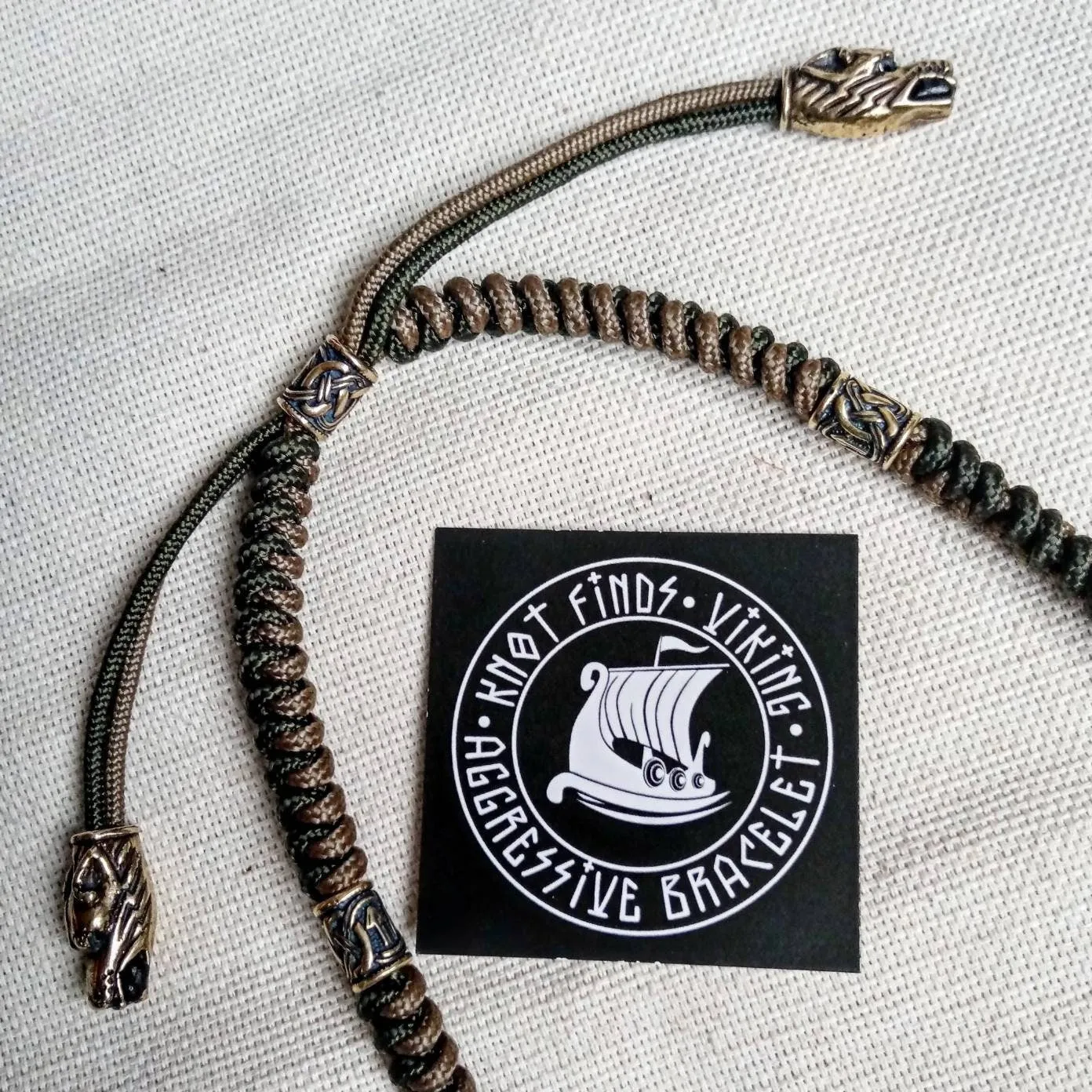 Runic necklace. Paracord jewelry. Viking style. Mens accessories. Thor's Hammer pendant.