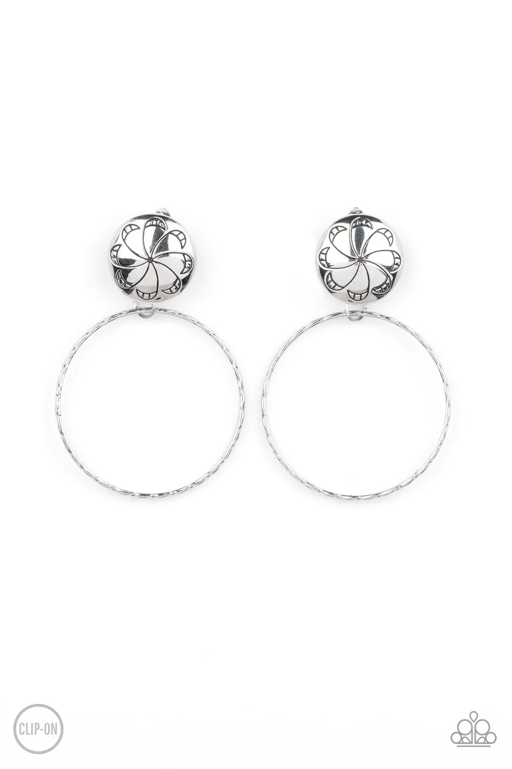 Rural Renewal Silver Clip Earrings