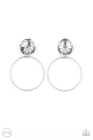 Rural Renewal Silver Clip Earrings