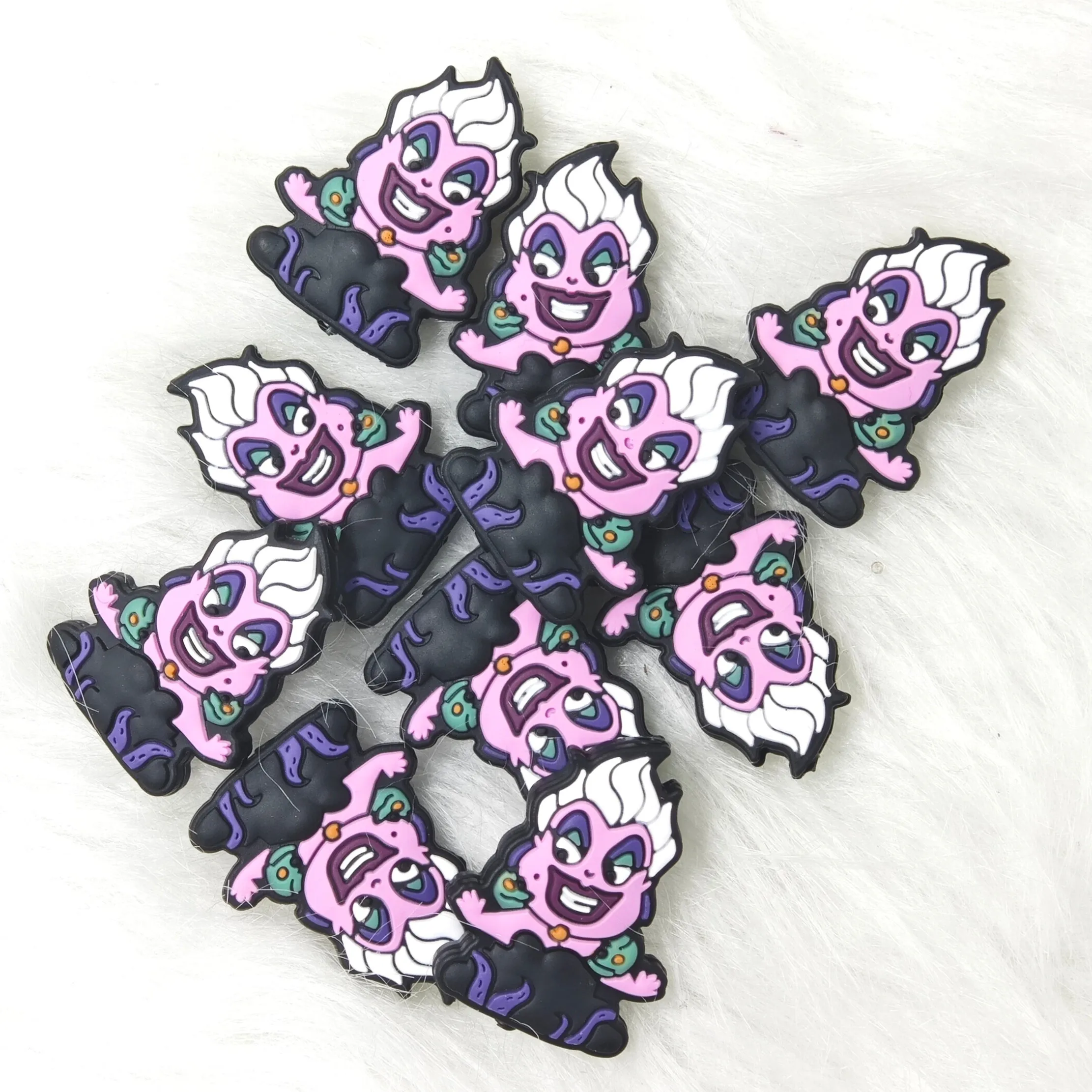 Scary Witch Silicone Focal Beads Wholesale, Character focal beads