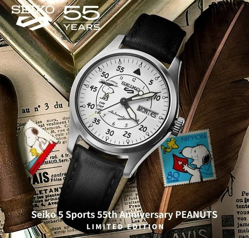 Seiko 5 Sports x Peanuts Parachute Limited Edition Watch - SRPK27K1