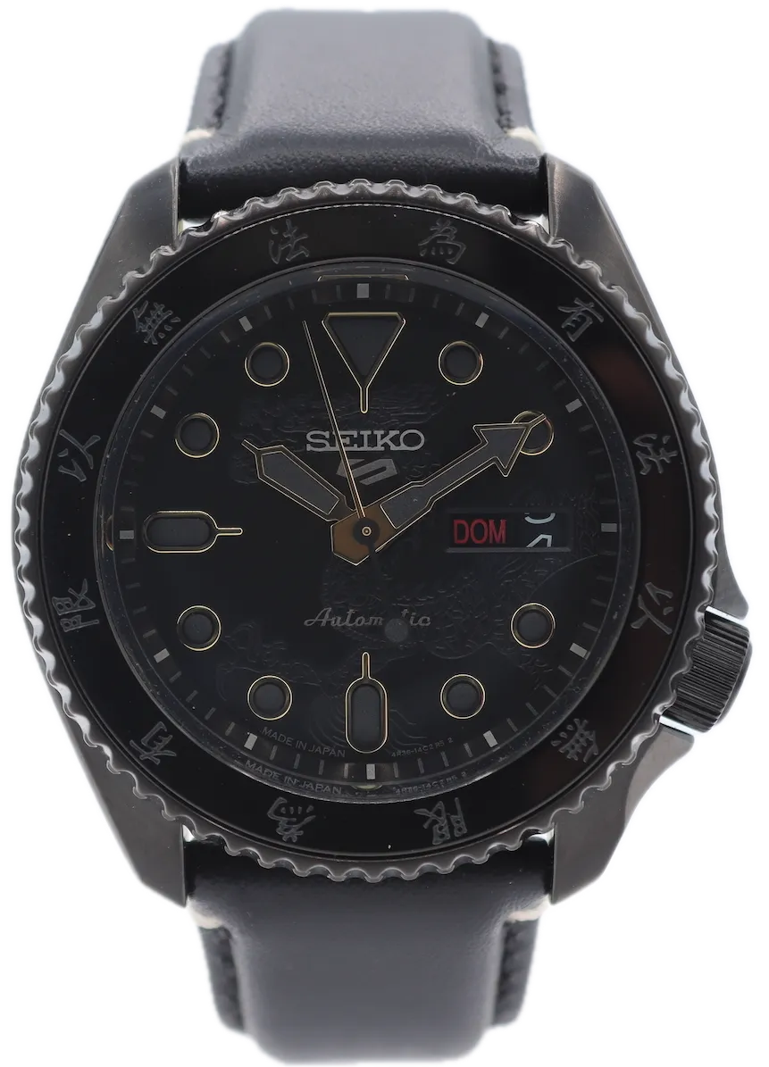 Seiko SRPK39 5 Sports Bruce Lee Men's Automatic Wristwatch 4R36 w/ Box