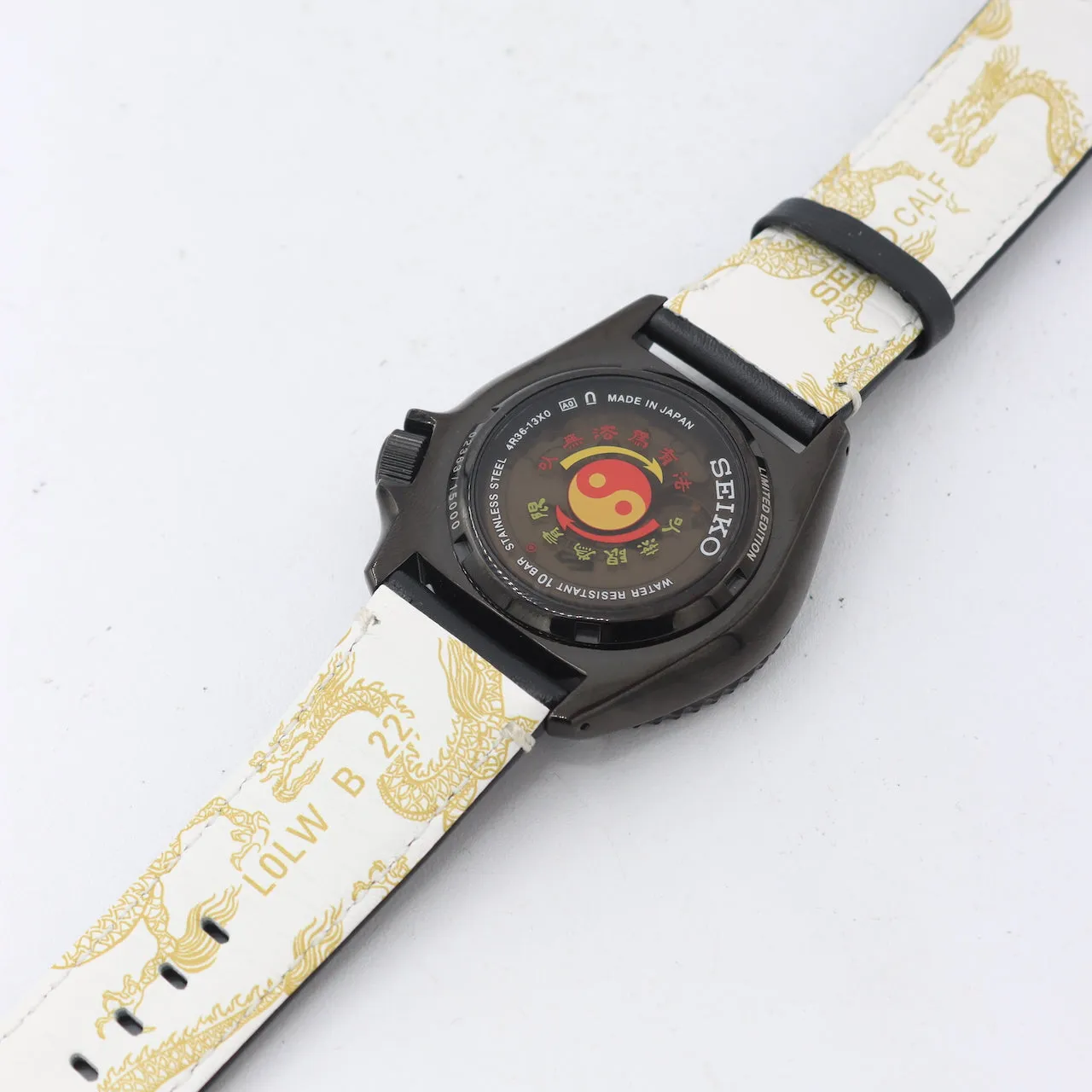Seiko SRPK39 5 Sports Bruce Lee Men's Automatic Wristwatch 4R36 w/ Box