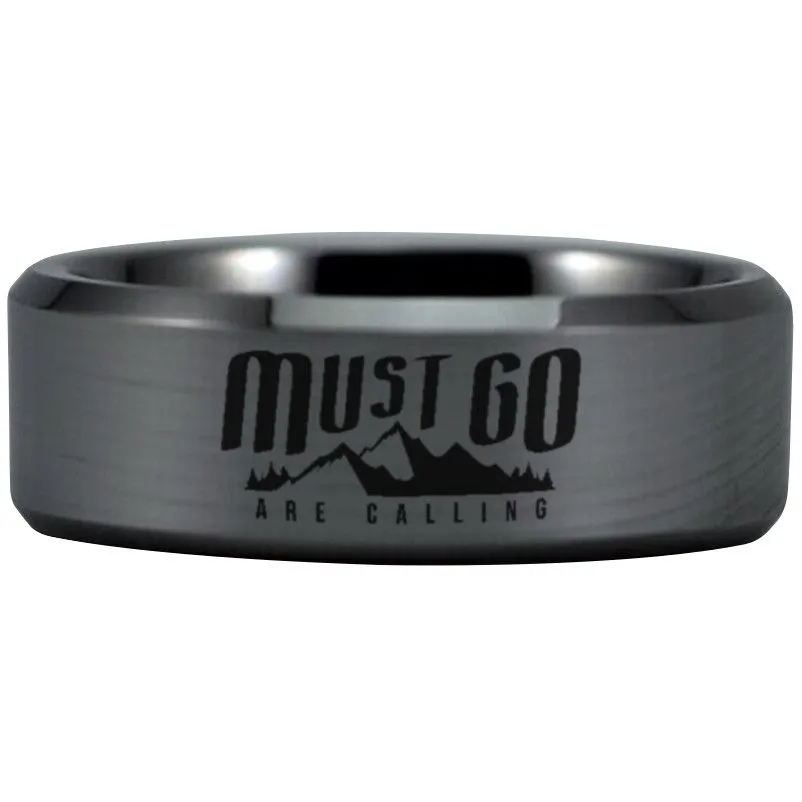Silver Tungsten Mountains Are Calling Ring