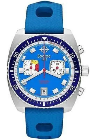 Sold!!! New Zodiac ZO3007 Blue Sea Dragon Limited Edition Chronograph Diving Watch Men