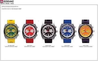 Sold!!! New Zodiac ZO3007 Blue Sea Dragon Limited Edition Chronograph Diving Watch Men