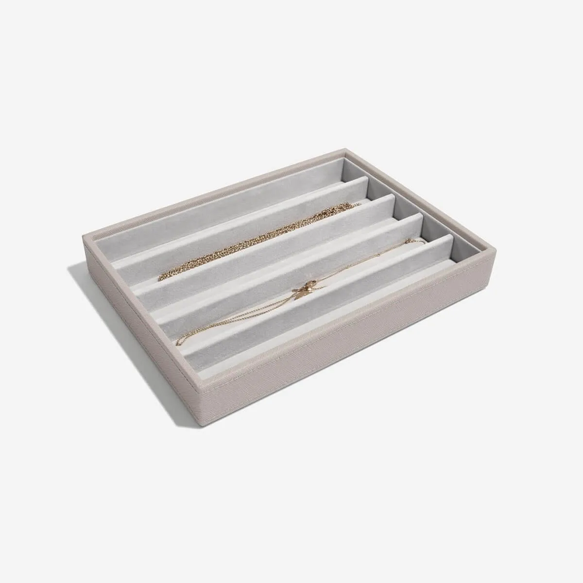 Stackers Classic Jewellery Box (5 Section Layer) - Taupe