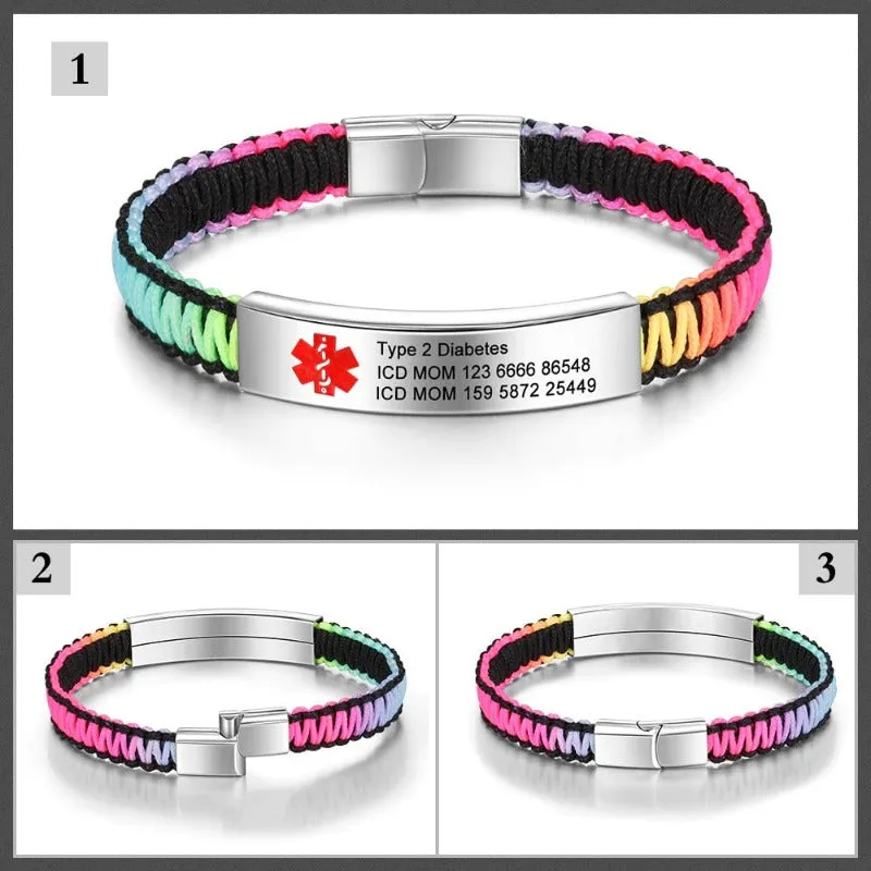 Stainless Steel Engraving Bracelet