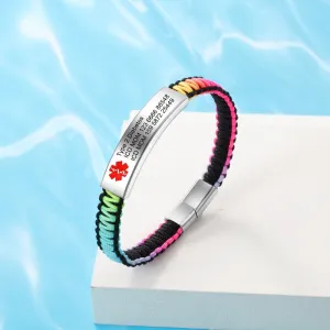 Stainless Steel Engraving Bracelet