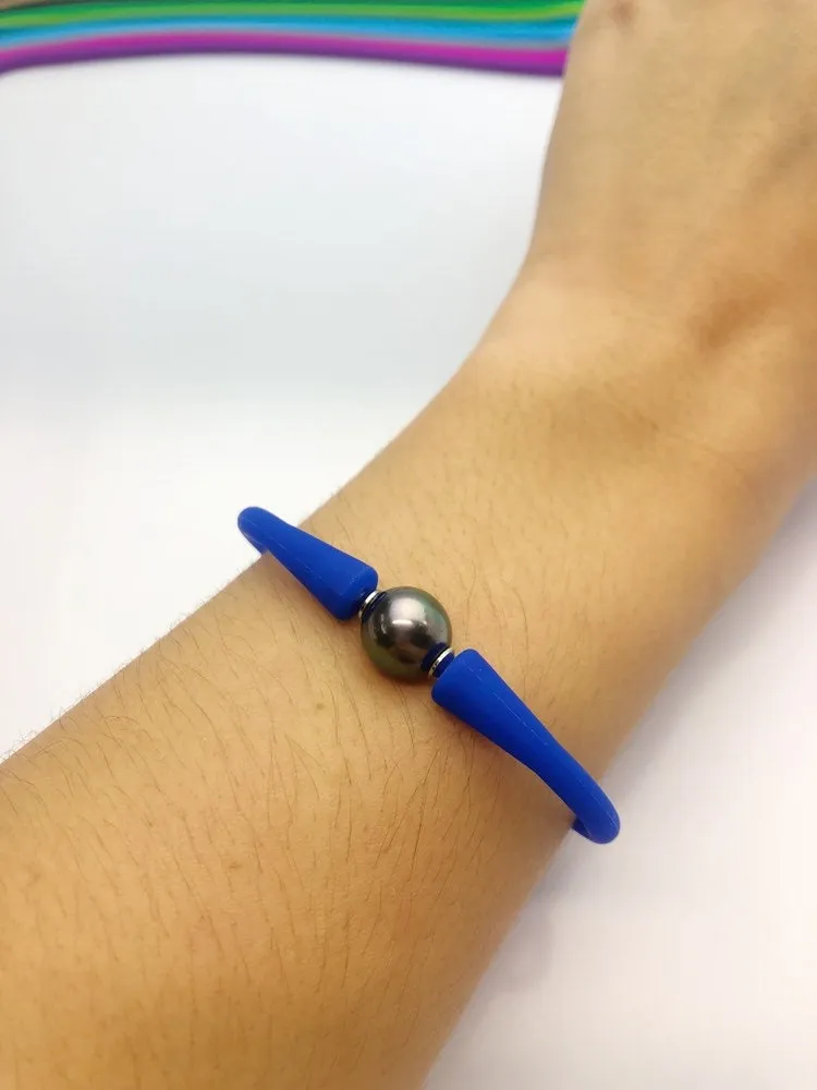 Stretchy Tahitian and Edison Silicone Bracelet 25 Colors Available