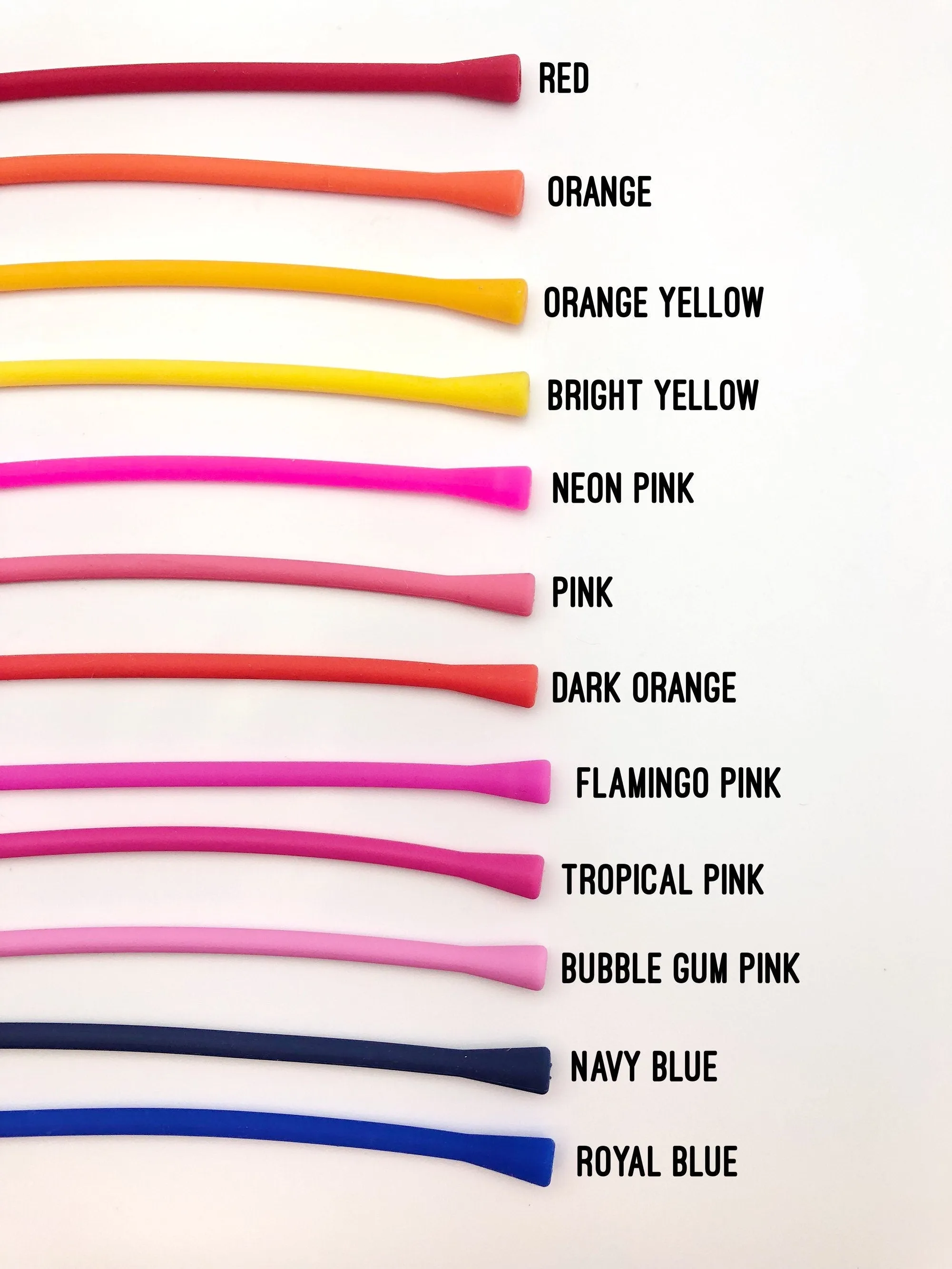 Stretchy Tahitian and Edison Silicone Bracelet 25 Colors Available