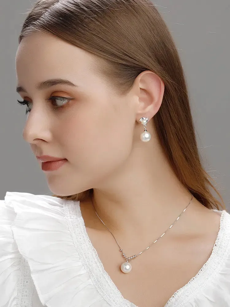 Style Tassel Clip Sterling Silver Women Earrings