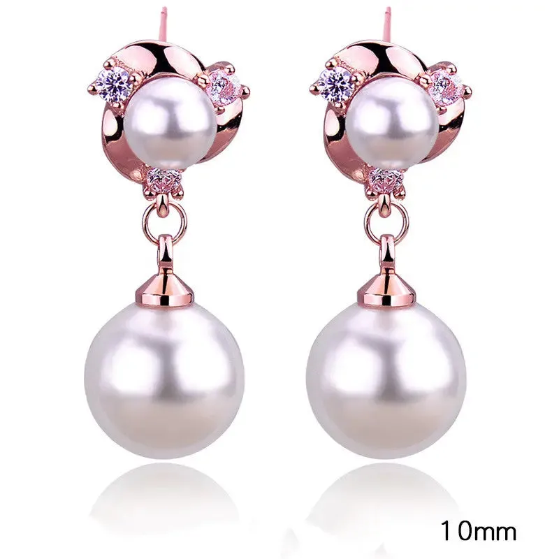 Style Tassel Clip Sterling Silver Women Earrings