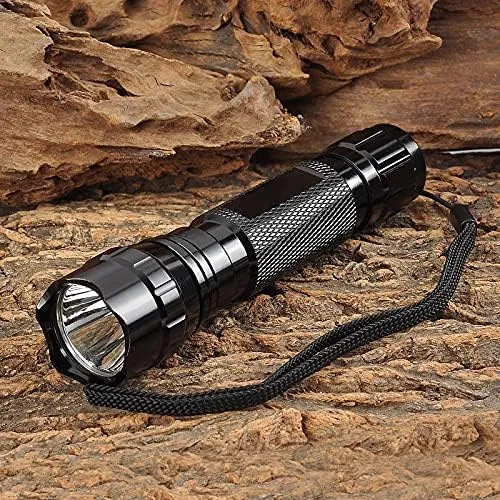 Tactical Flashlight Super Bright,150000 Lumens 1 Mode Light with Rail Mount Quick Release & Remote Pressure Switch LED Flashlights Torch for Outdoor Camping Hunting