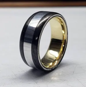 The Noble - Carbon Fiber &amp; Metal Ring