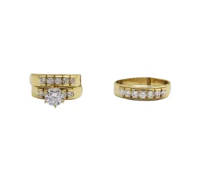 Three-Piece Set Engagement Rings (10K)