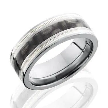 Titanium and Carbon Fiber Band