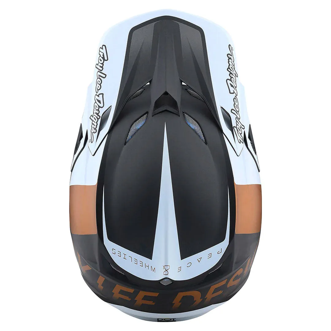 TLD - SE5 Carbon Qualifier Black/White/Bronze Helmet