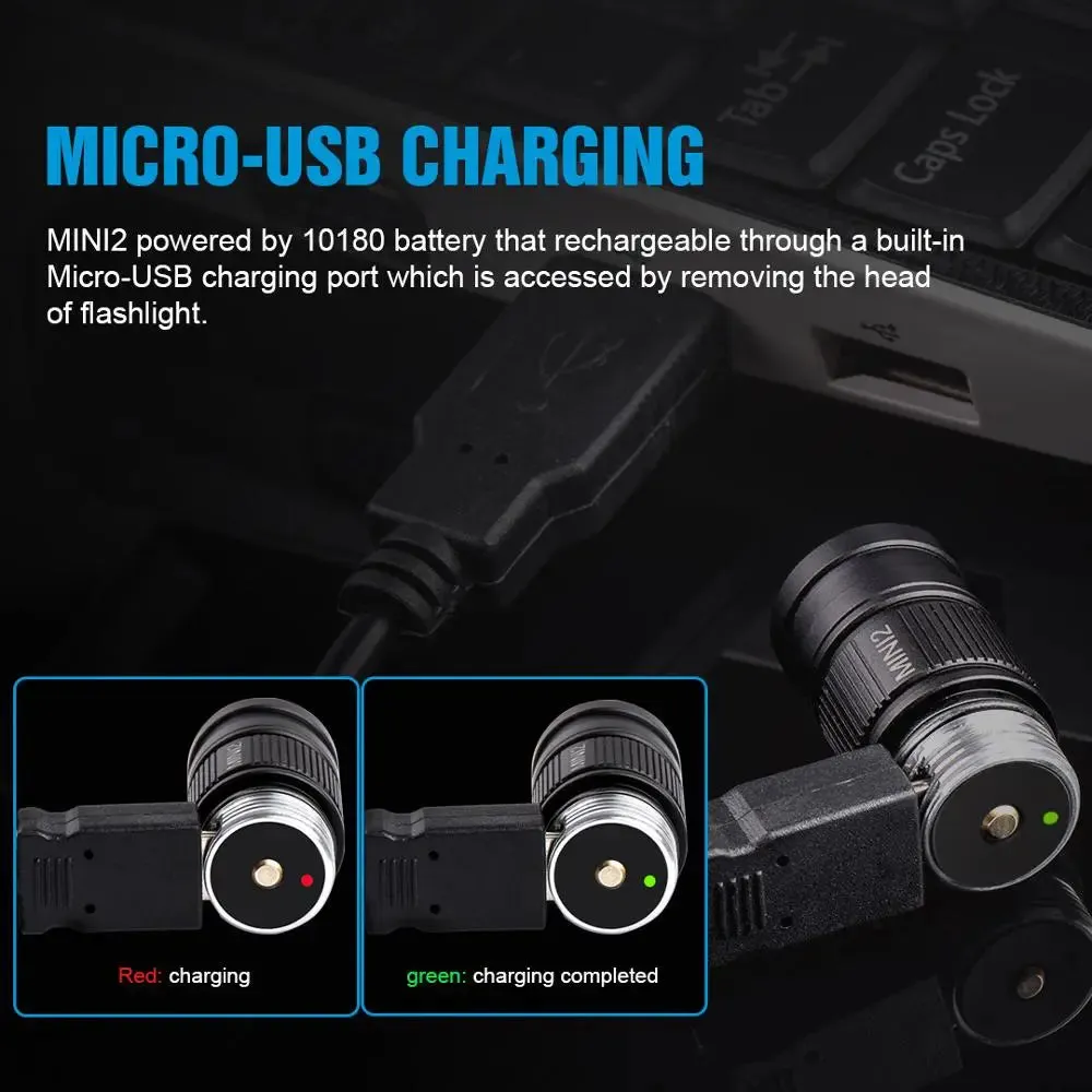 Trustfire Mini2 Rechargeable Mini Led Flashlight