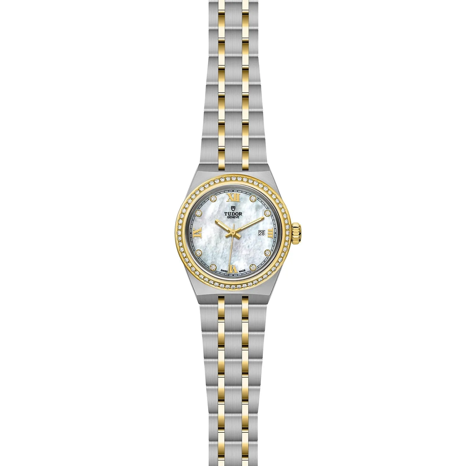 Tudor Royal S&G Watch, 28mm Mother of Pearl Dial, M28323-0001