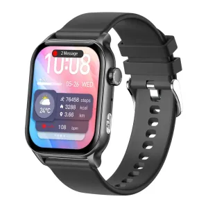 Unisex 1.95 Inch Hd Amoled Smartwatch With Voice Calling And Health Monitoring