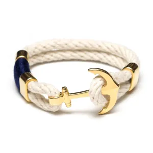 Waverly - Ivory/Navy/Gold