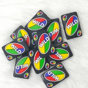 Wild Bingo Silicone Focal Beads Wholesale, Saying Silicone focal beads