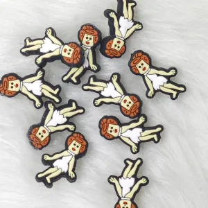 Wilma Silicone Focal Beads Wholesale, character focal beads