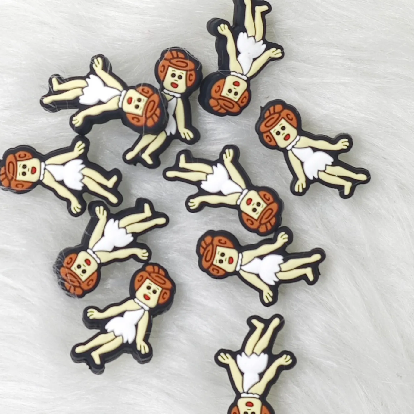Wilma Silicone Focal Beads Wholesale, character focal beads