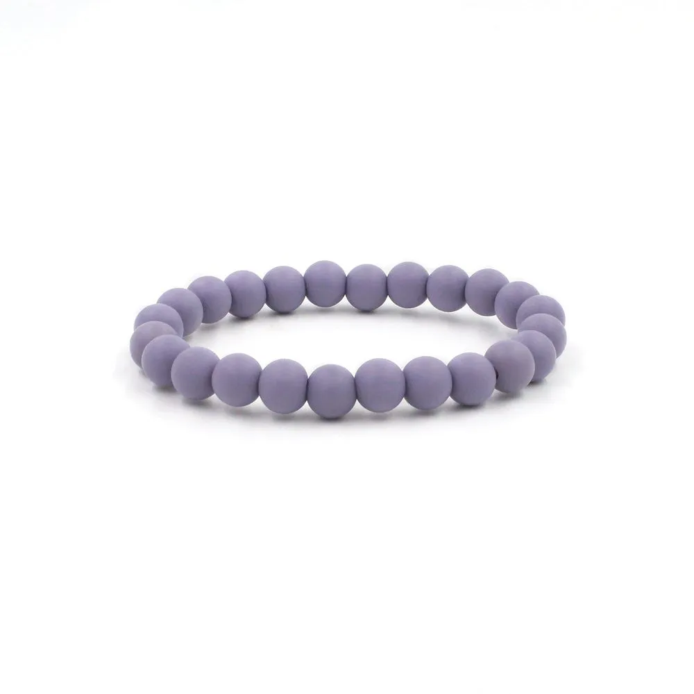 Wink Silicon rubber 9MM bead bracelets