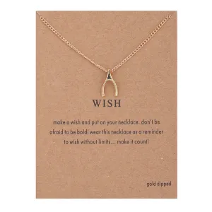 Wish Bone Necklace